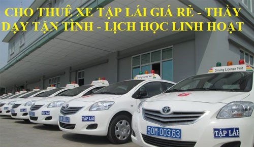 Dich vụ thuê xe tập lái tại Khánh Hòa uy tín